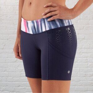 RARE Lululemon Run: Dart and Dash Short (6”) - Mirage Deep Indigo